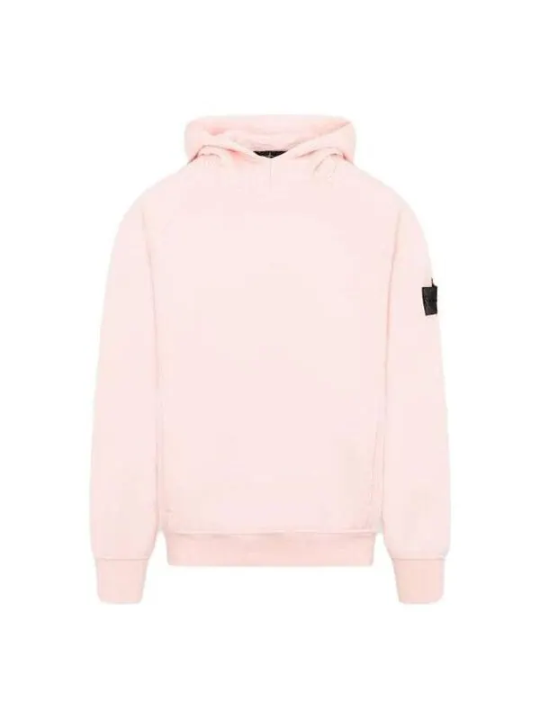 Куртка shadow project cotton fleece popover hoodie 'pink' Stone Island — изображение 1 из 2, розовый