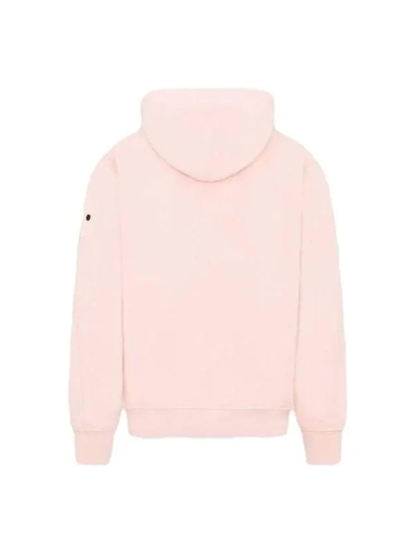 Куртка shadow project cotton fleece popover hoodie 'pink' Stone Island — изображение 2 из 2, розовый