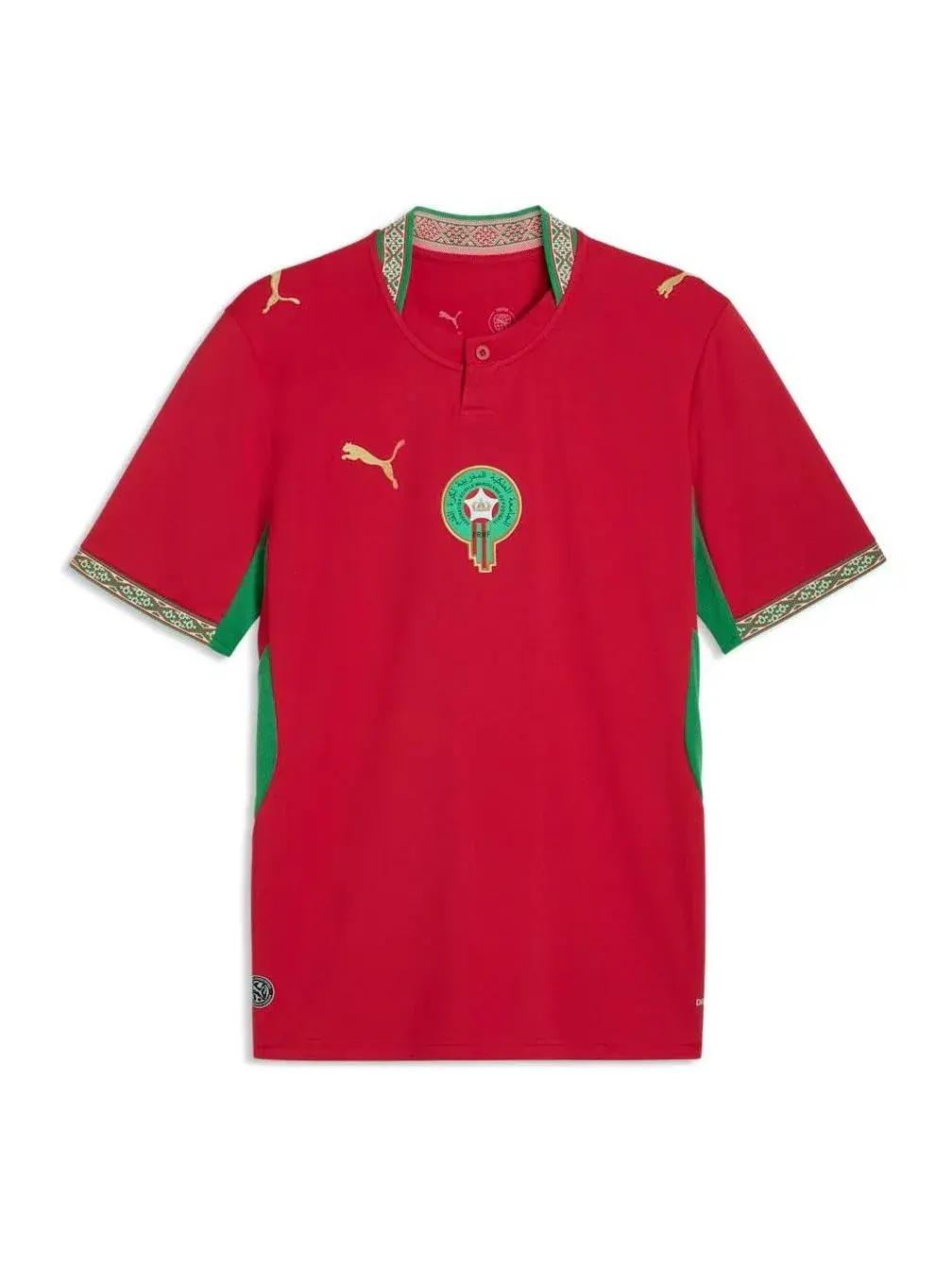 Домашняя футболка PUMA Morocco 2026 'Fast Red Victory Gold' — изображение 1 из 2, красный