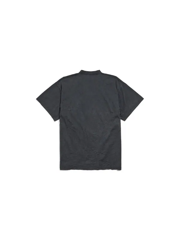 Футболка belleville t-shirt 'black faded' Balenciaga — изображение 2 из 2, черный