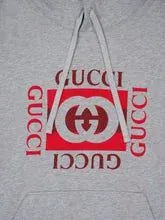 Толстовка Gucci 25, хлопковая, серая — изображение 2 из 4, серый