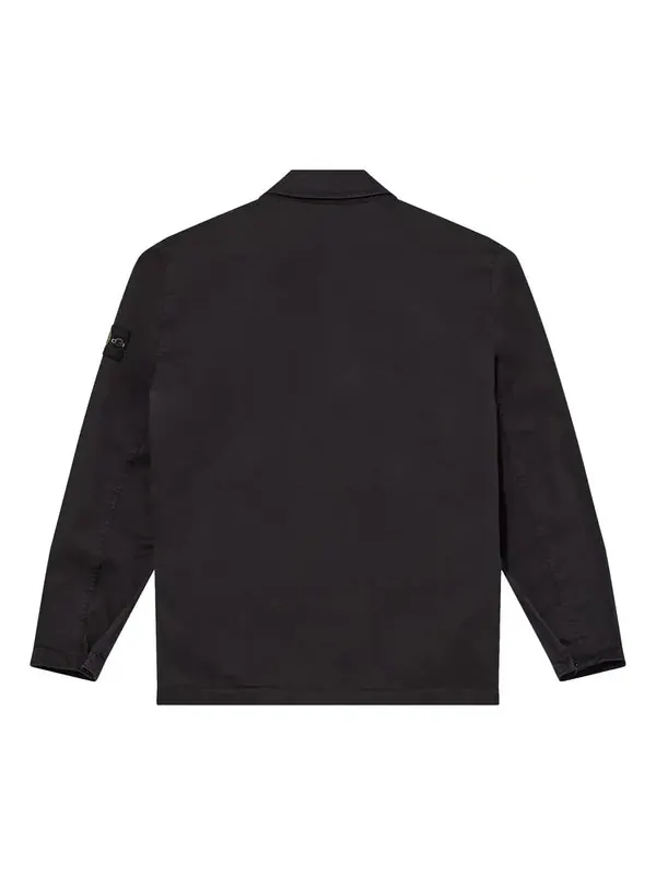 Куртка overshirt 'black' Stone Island — изображение 2 из 2, черный