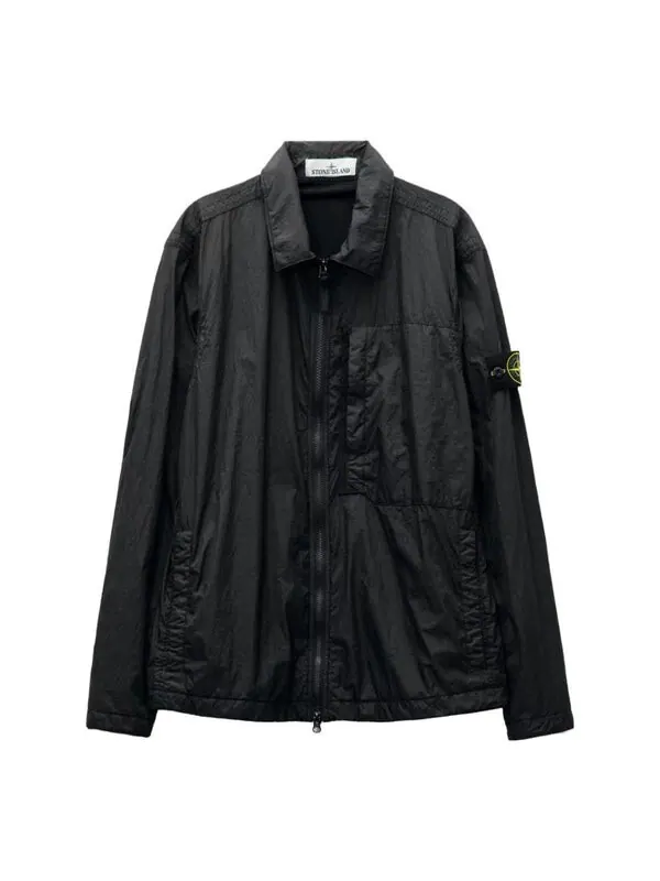 Куртка overshirt 'black' Stone Island — изображение 1 из 4, черный