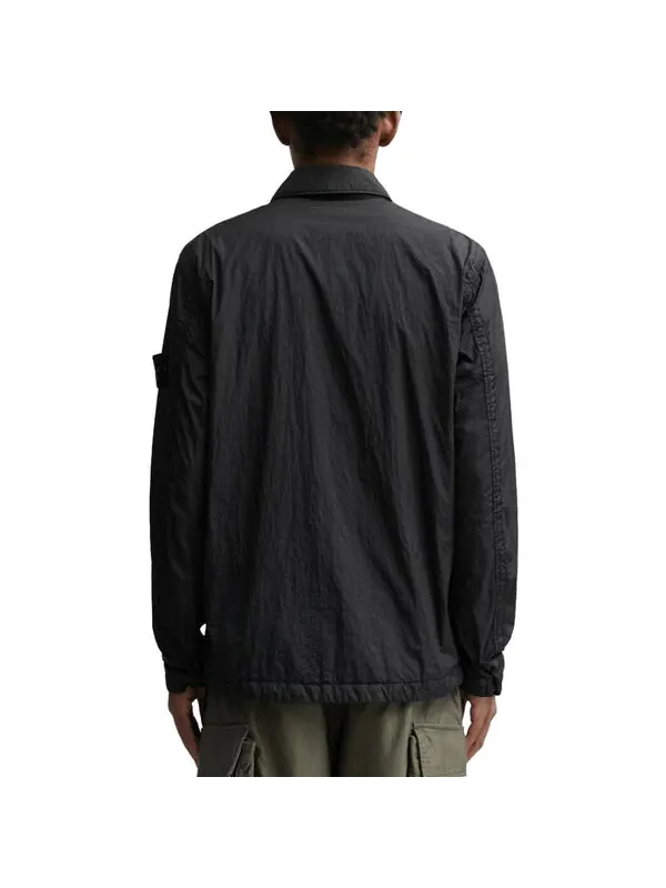 Куртка overshirt 'black' Stone Island — изображение 3 из 4, черный