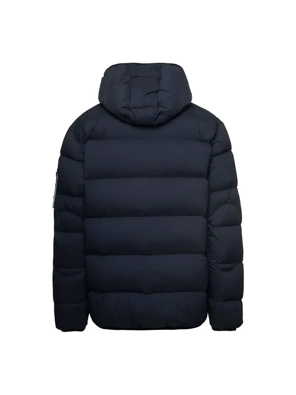 Куртка compass patch zip-up puffer jacket 'navy' Stone Island — изображение 2 из 2, темно-синий