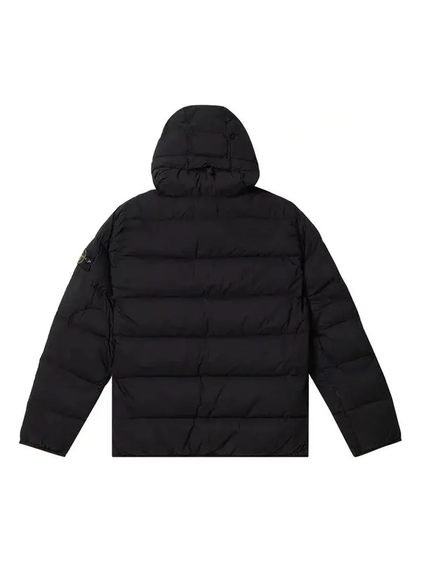 Куртка puffer jacket 'black' Stone Island — изображение 2 из 2, черный