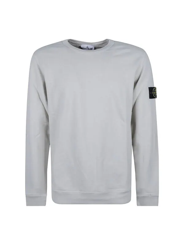 Толстовка sweatshirt 'grey' Stone Island — изображение 1 из 2, серый