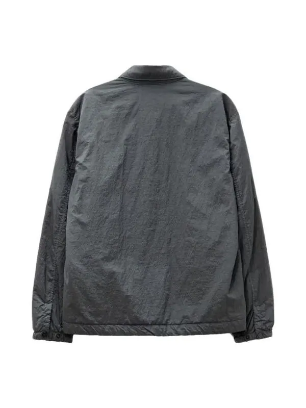 Куртка garment dyed econyl regenerated nylon jacket 'grey' Stone Island — изображение 2 из 4, серый