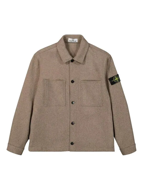 Куртка lighter outerwear jacket 'dove grey' Stone Island — изображение 1 из 1, серый