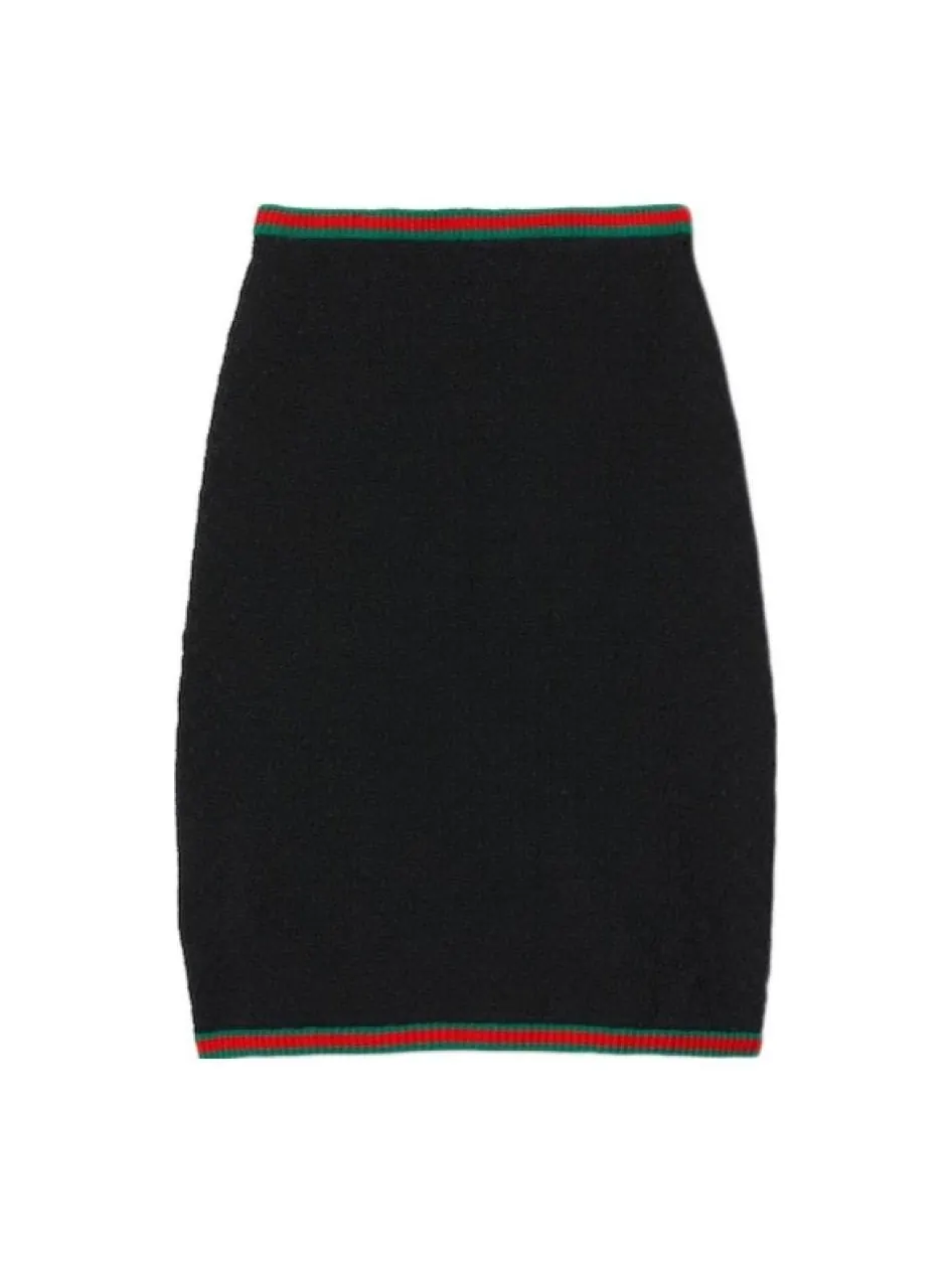 Юбка Gucci Cotton Lace, женская — изображение 1 из 1, черный