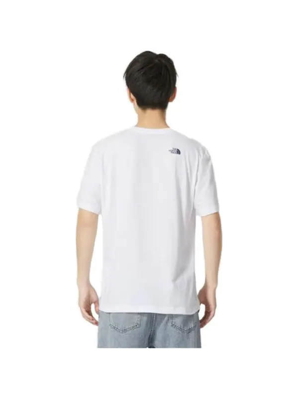 Футболка foundation camp graphic t-shirt 'white' The North Face — изображение 3 из 4, белый