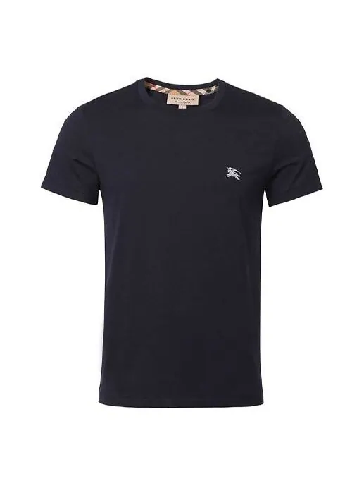 Футболка Burberry Logo Round Neck Short Sleeve — изображение 1 из 4, синий