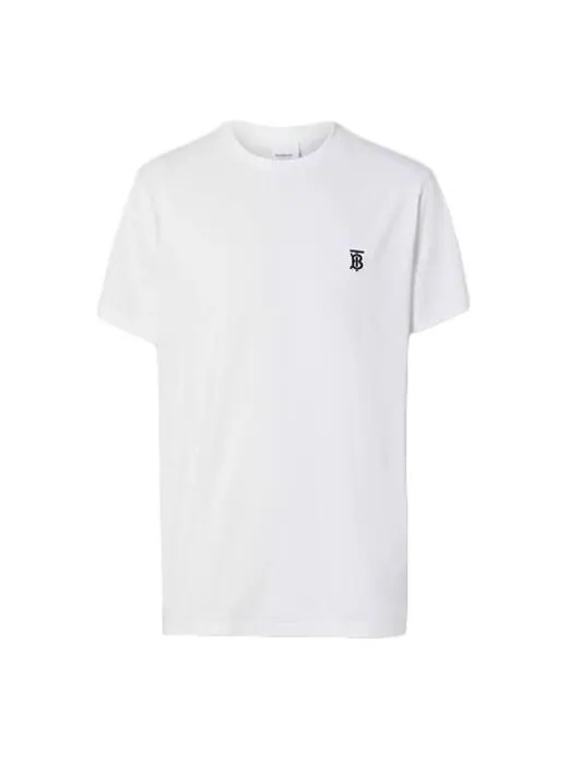 Футболка Burberry Monogram Motif Pattern Cotton Male — изображение 1 из 4, белый