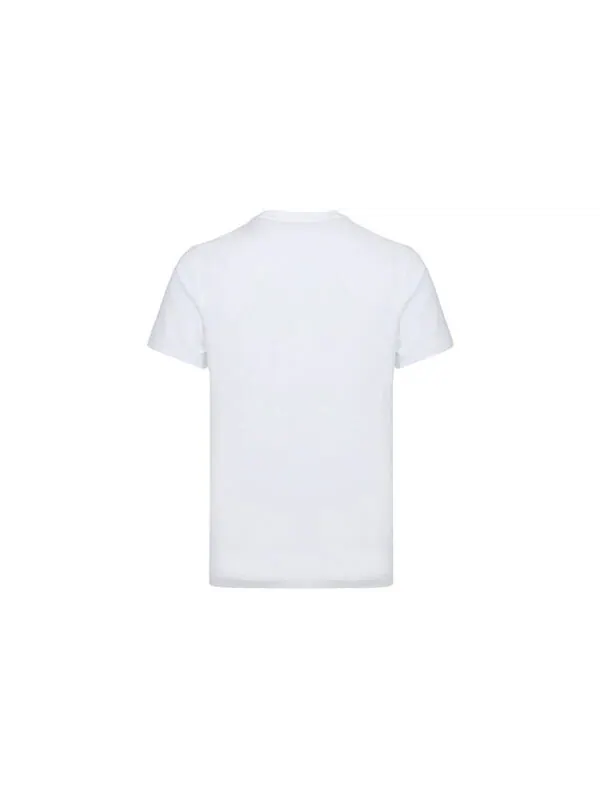 Футболка Burberry Monogram Motif Pattern Cotton Male — изображение 2 из 4, белый