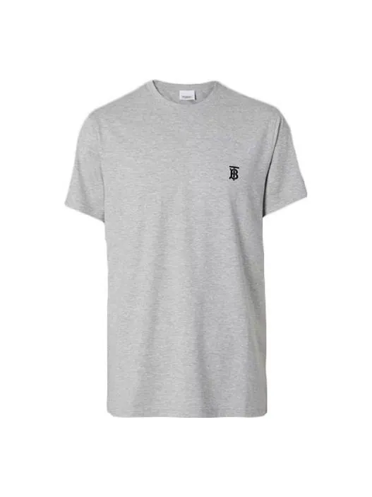 Футболка Burberry Men's Monogram Motif Specific Logo Cotton Short Sleeve — изображение 1 из 4, серый