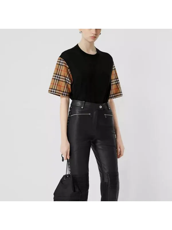 Футболка Burberry WMNS, свободный крой — изображение 4 из 4, черный