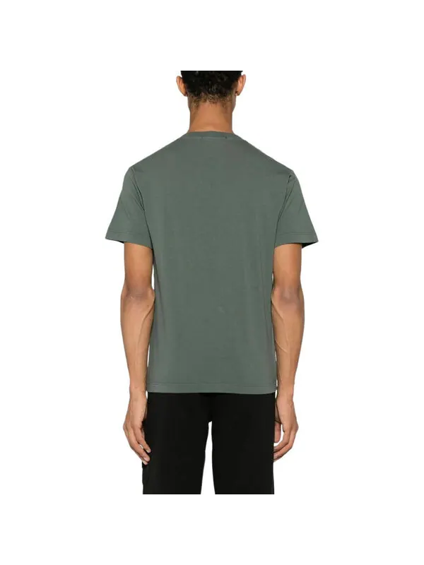 Футболка compass print t-shirt 'dark green' Stone Island — изображение 2 из 3, темный зеленый
