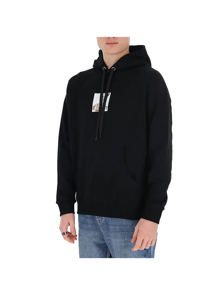 Худи Burberry Printing Cotton Unisex — изображение 3 из 4, бежевый