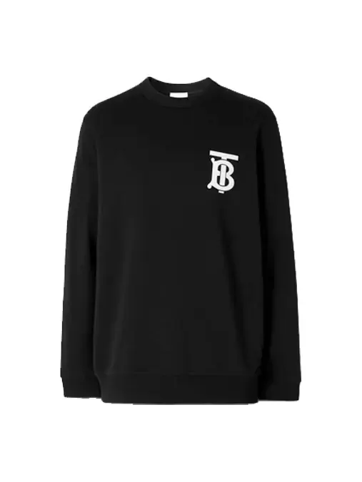 Толстовка Burberry TB Crewneck Sweatshirt — изображение 1 из 1, черный