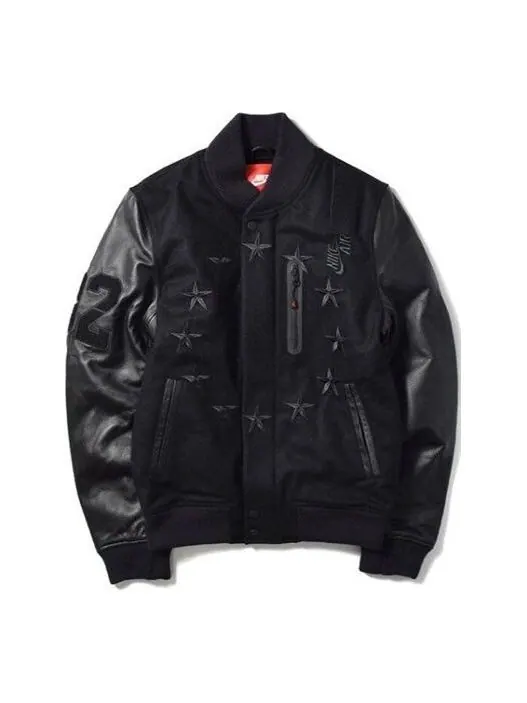 Куртка men's destroyer jacket pattern windproof stay warm black Nike — изображение 1 из 4, черный
