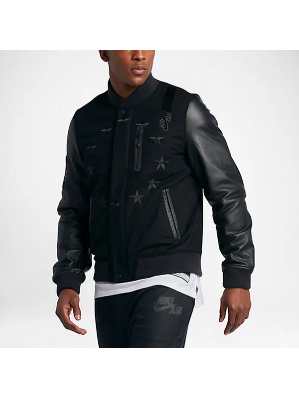 Куртка men's destroyer jacket pattern windproof stay warm black Nike — изображение 3 из 4, черный