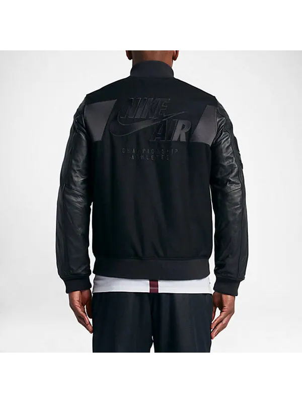 Куртка men's destroyer jacket pattern windproof stay warm black Nike — изображение 4 из 4, черный