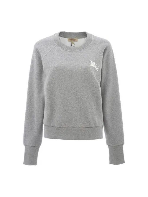 Свитер round neck pullover long sleeves hoodie Burberry, образ жизни — изображение 1 из 2, серый
