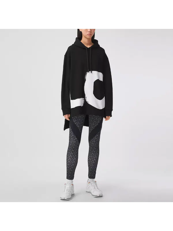 Толстовка Burberry Love Long Sleeve Hoodie — изображение 2 из 4, черный