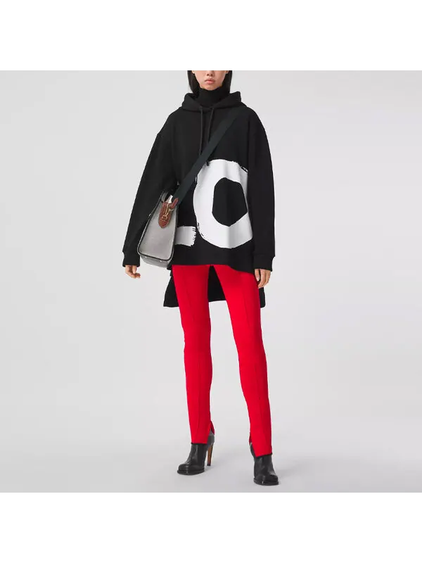 Толстовка Burberry Love Long Sleeve Hoodie — изображение 3 из 4, черный