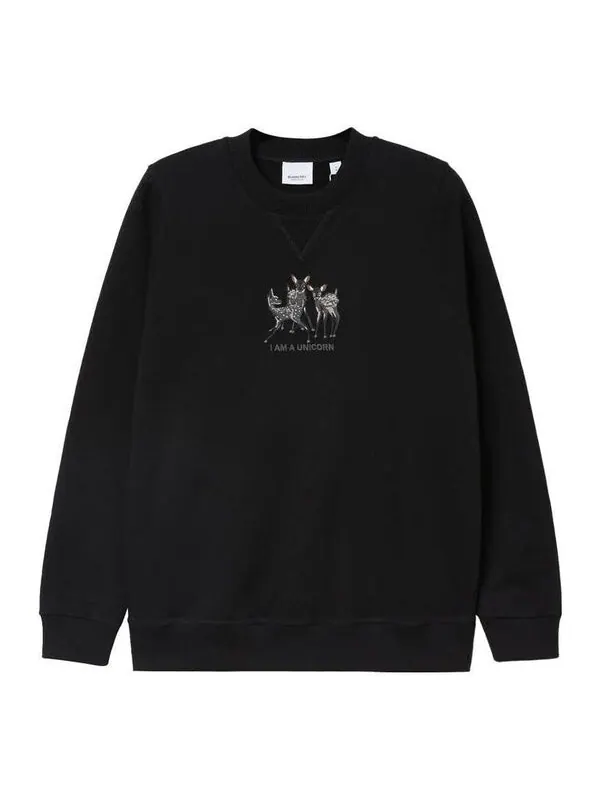 Худи Burberry ss21 pattern embroideкрасный cotton loose sports hoodie — изображение 1 из 4, черный