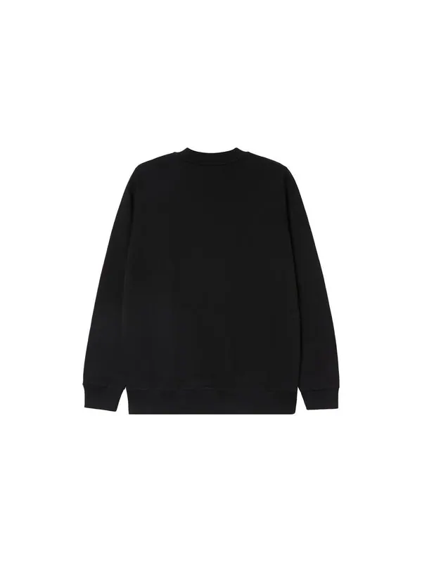 Худи Burberry ss21 pattern embroideкрасный cotton loose sports hoodie — изображение 2 из 4, черный