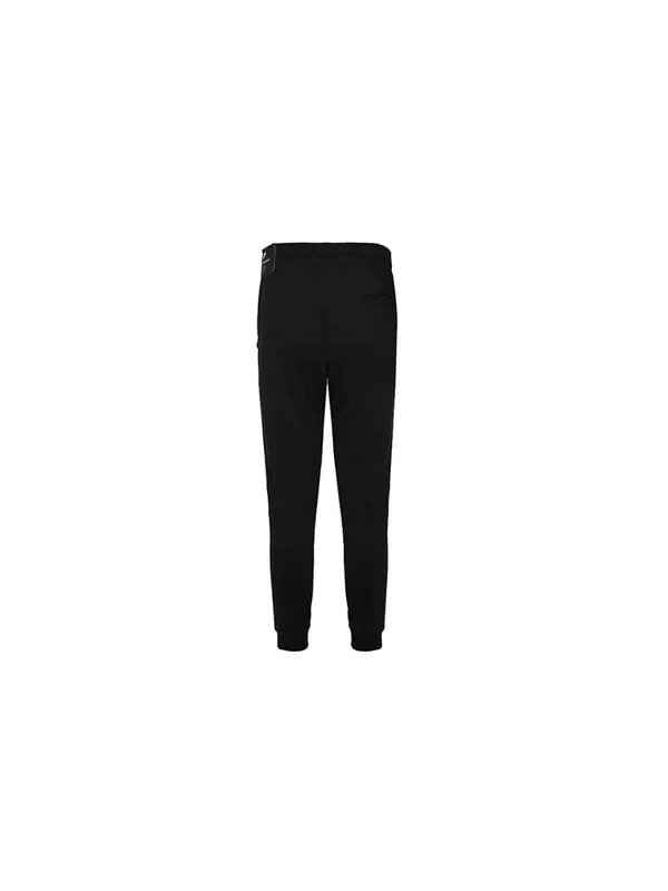 Спортивные штаны Nike Logo Alphabet Knit Sports Long Pants Black — изображение 2 из 4, черный