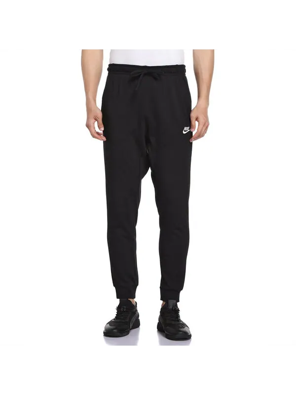 Спортивные штаны Nike Logo Alphabet Knit Sports Long Pants Black — изображение 3 из 4, черный