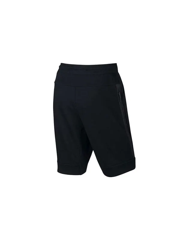 Шорты men's tch flc short alphabet logo lacing loose shorts Nike — изображение 2 из 4, черный