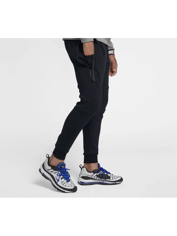 Спортивные штаны Nike Sportswear Tech Fleece Casual Sports Long Pants Black — изображение 4 из 4, черный