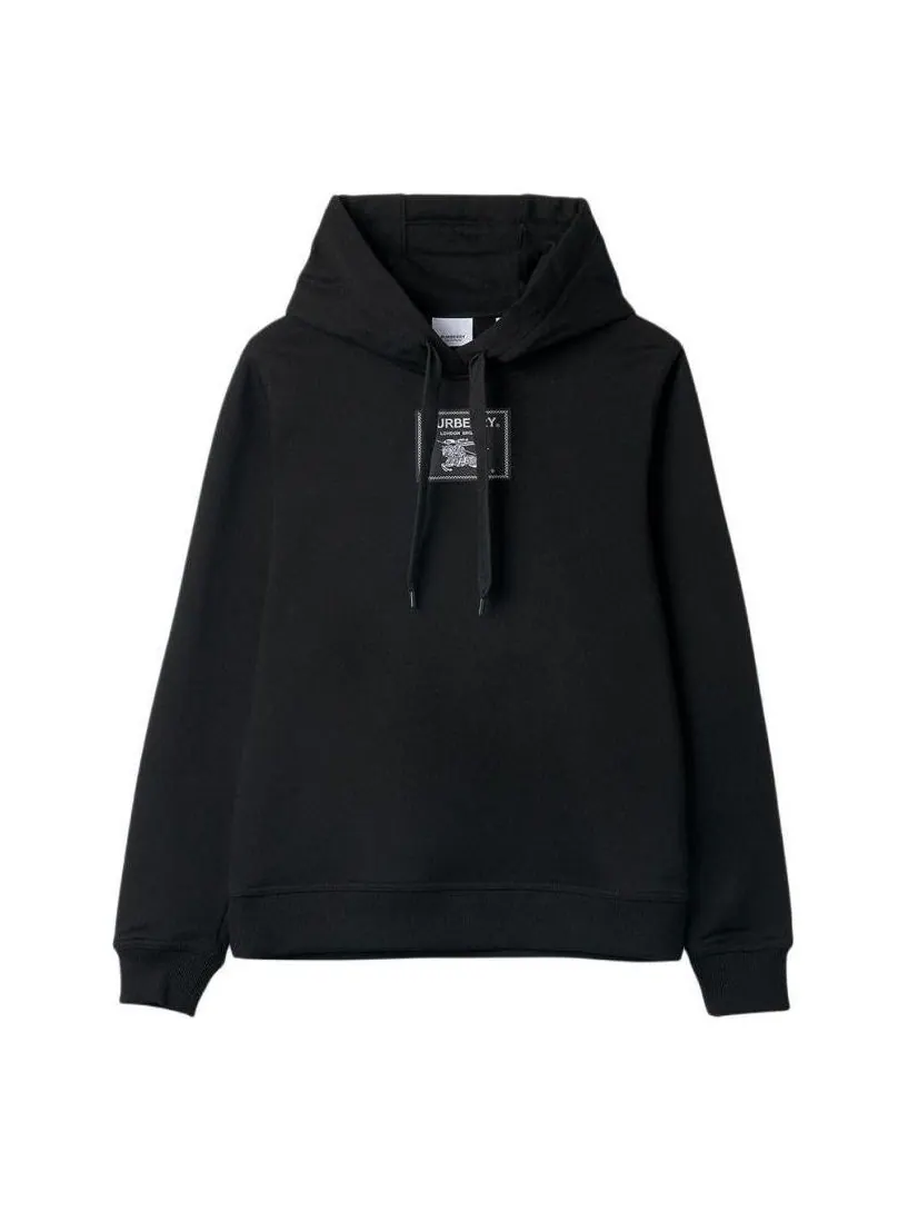 Худи Burberry Prosum Label, женские — изображение 1 из 3, черный