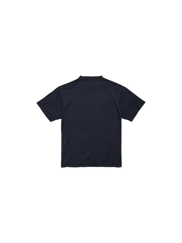Футболка saint germain t-shirt 'dark blue' Balenciaga — изображение 2 из 2, синий