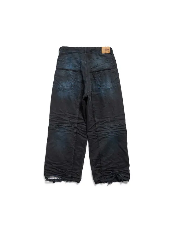 Брюки double knee pants 'dark blue' Balenciaga — изображение 2 из 2, синий