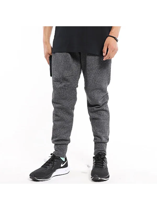 Спортивные штаны Men's Air Jordan Fleece Lined Athleisure Casual Sports Long Pants/Trousers Gray — изображение 3 из 4
