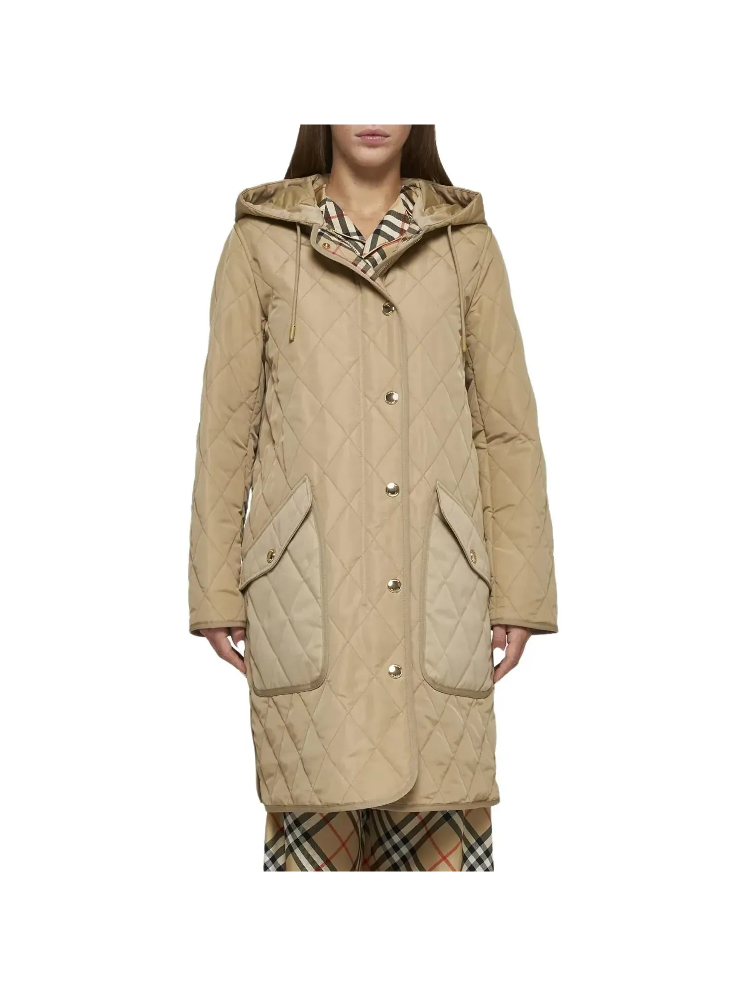 Куртка Burberry 24, женская — изображение 4 из 5, бежевый