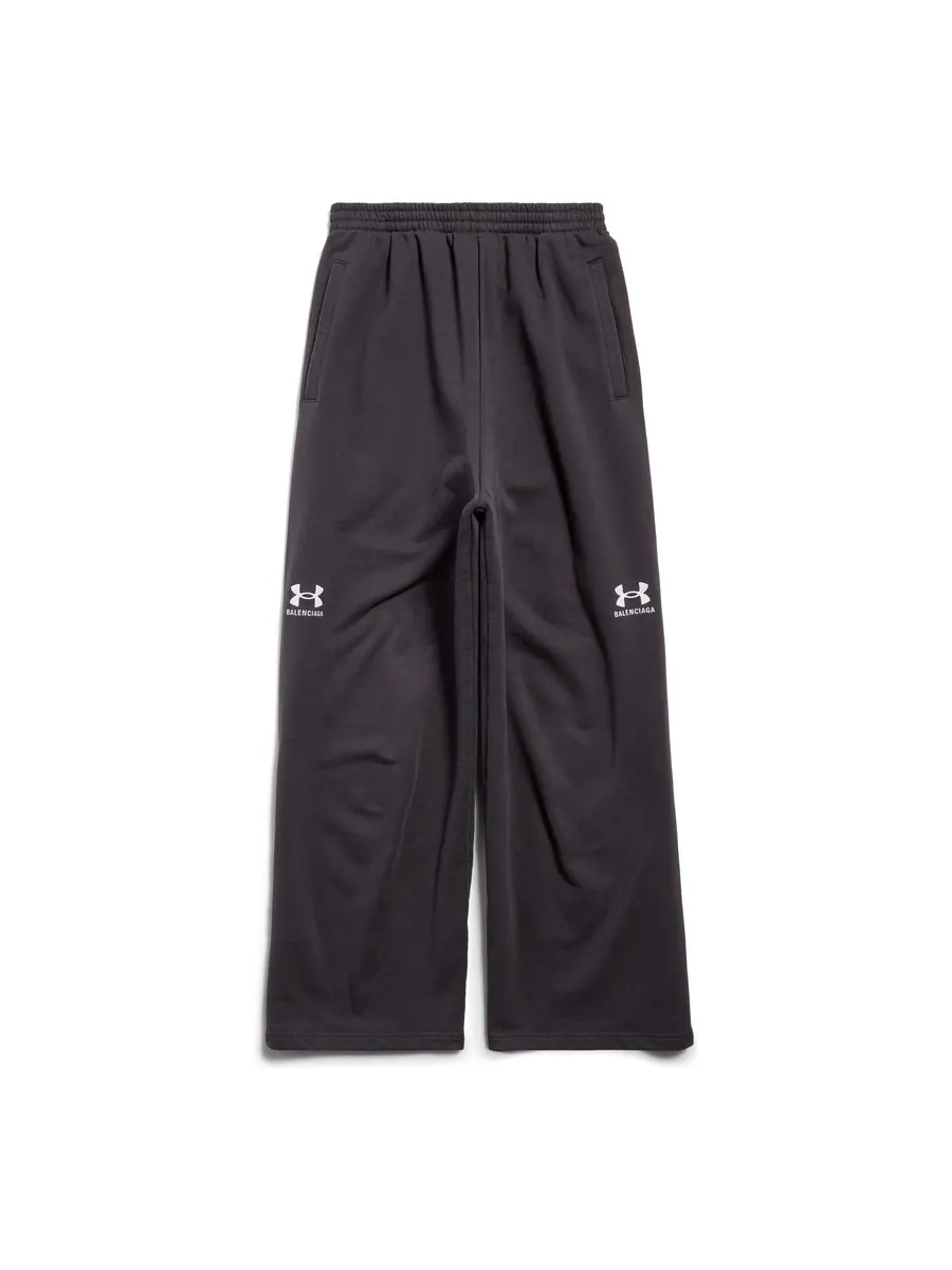 Спортивные брюки Balenciaga x Under Armour Baggy Sweatpants 'Black White' — изображение 1 из 2, черный