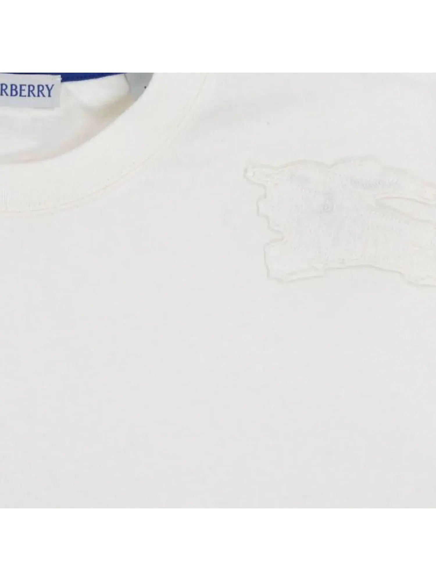Футболка Burberry с логотипом — изображение 3 из 4, белый