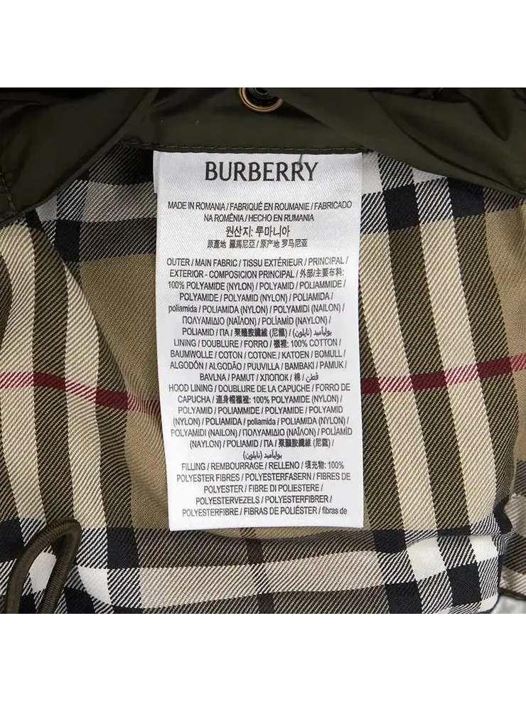 Пальто Burberry Hillgate, женское — изображение 6 из 9, зеленый