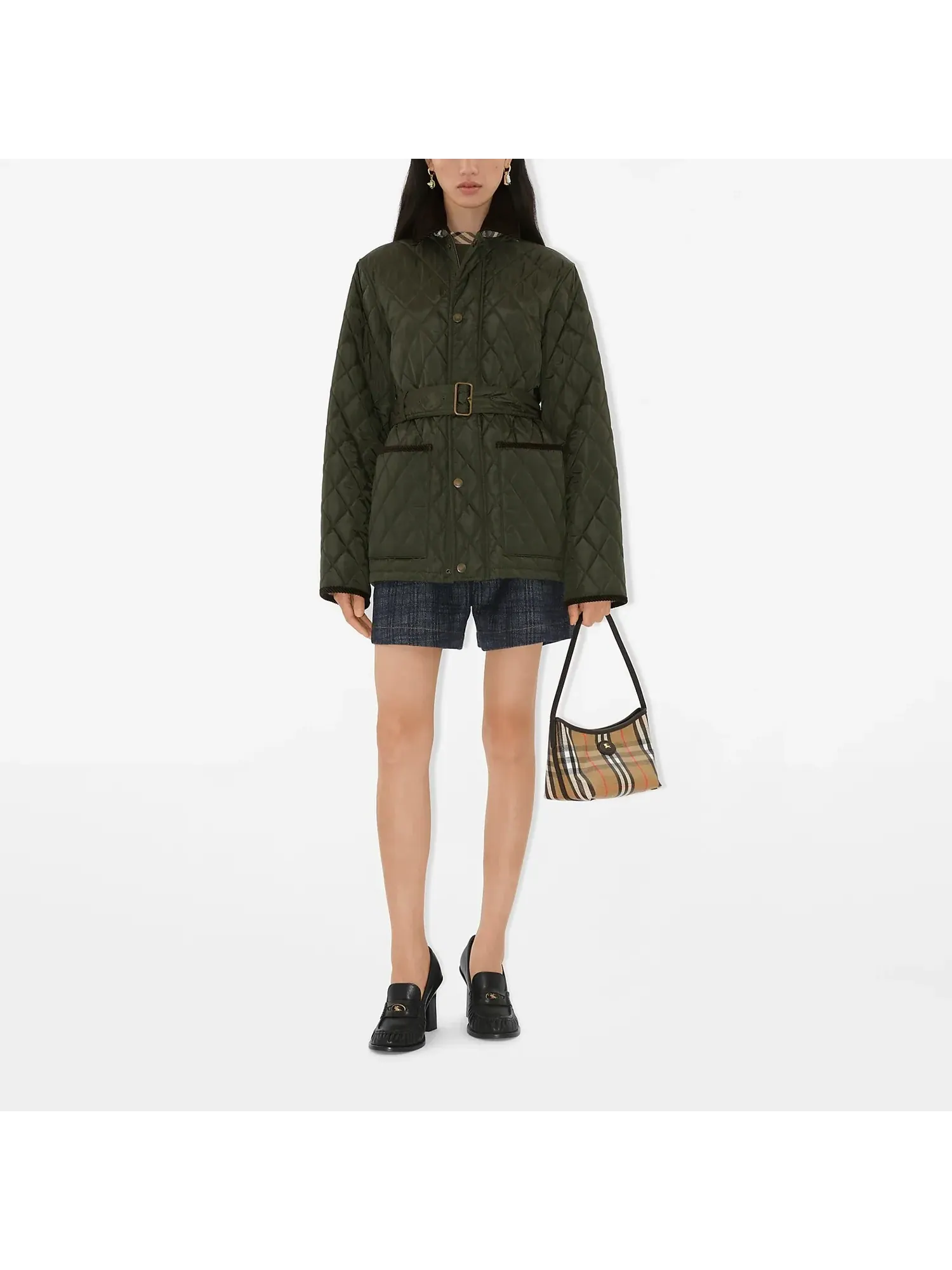 Куртка Burberry WMNS, женская — изображение 4 из 6, зеленый