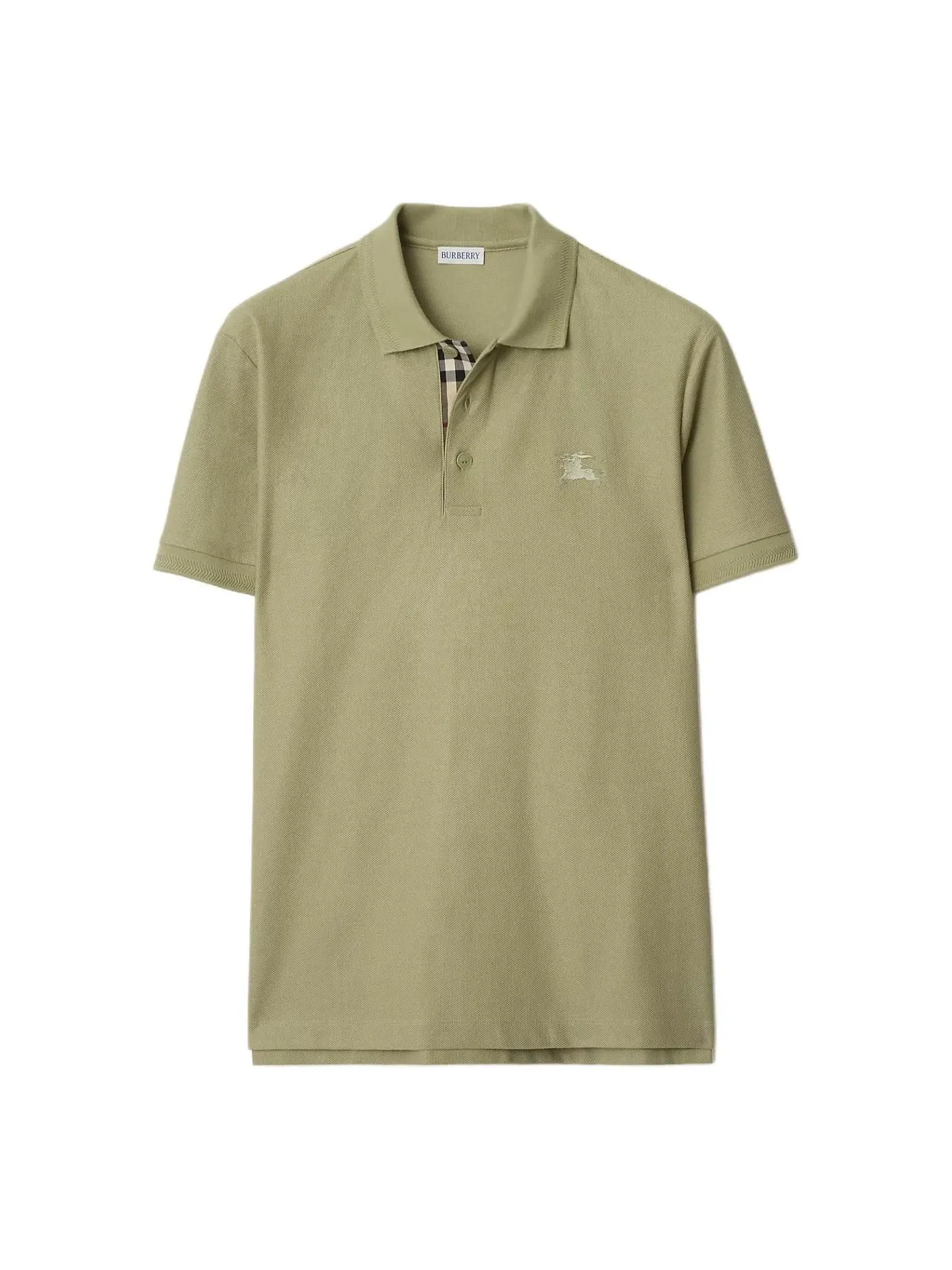 Поло Burberry 26, хлопок — изображение 1 из 4, зеленый