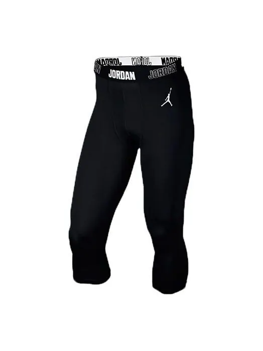 Штаны компрессионные три четверти Air Jordan — изображение 1 из 4, черный