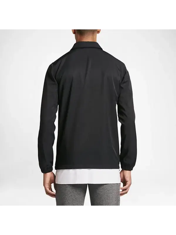 Куртка Air Jordan 11 Space Jam Jacket 'Black Pastel Yellow' — изображение 4 из 4, черный/желтый