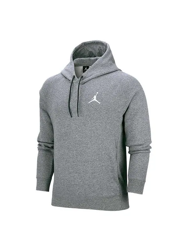 Толстовка с капюшоном из флиса Air Jordan — изображение 1 из 4, серый