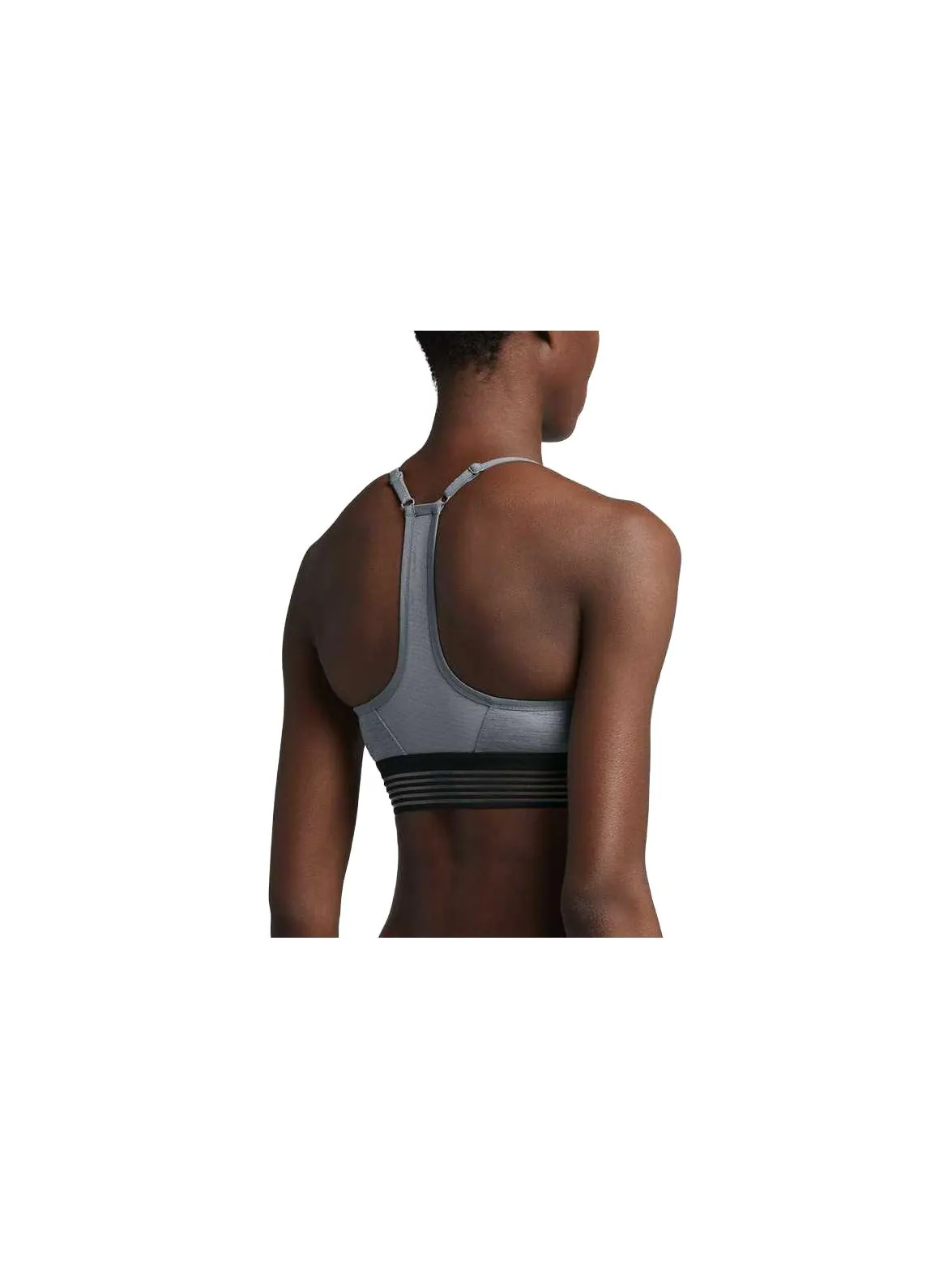 (WMNS) Спортивный бюстгальтер Nike Indy Light-Support Padded Sports Bra 'Iron Grey' — изображение 2 из 2, серый