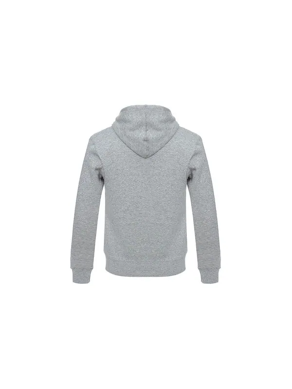 Толстовка Air Jordan Knit logo Fleece Lined hooded Pullover Gray — изображение 2 из 4, серый